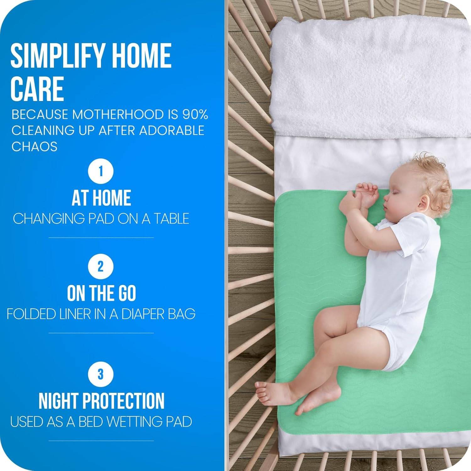 Washable Incontinence Bed Pads: image 4