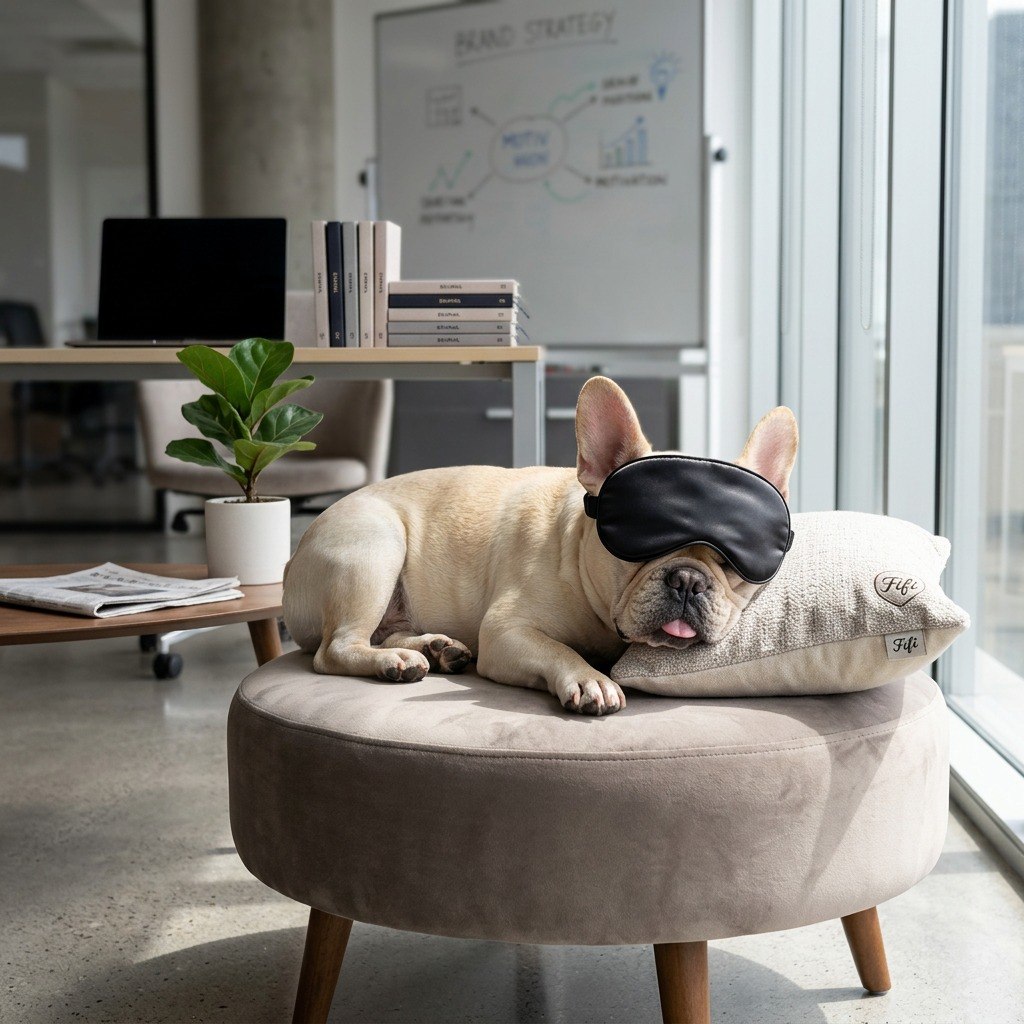 Fifi sleeping on the job